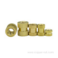 thermo-injection copper nut copper knurled insert copper